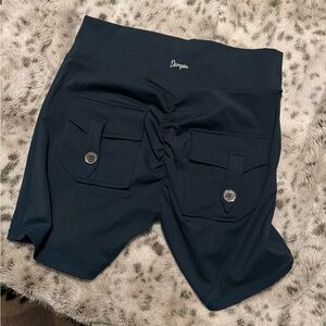 Women's Navy Cargo Shorts